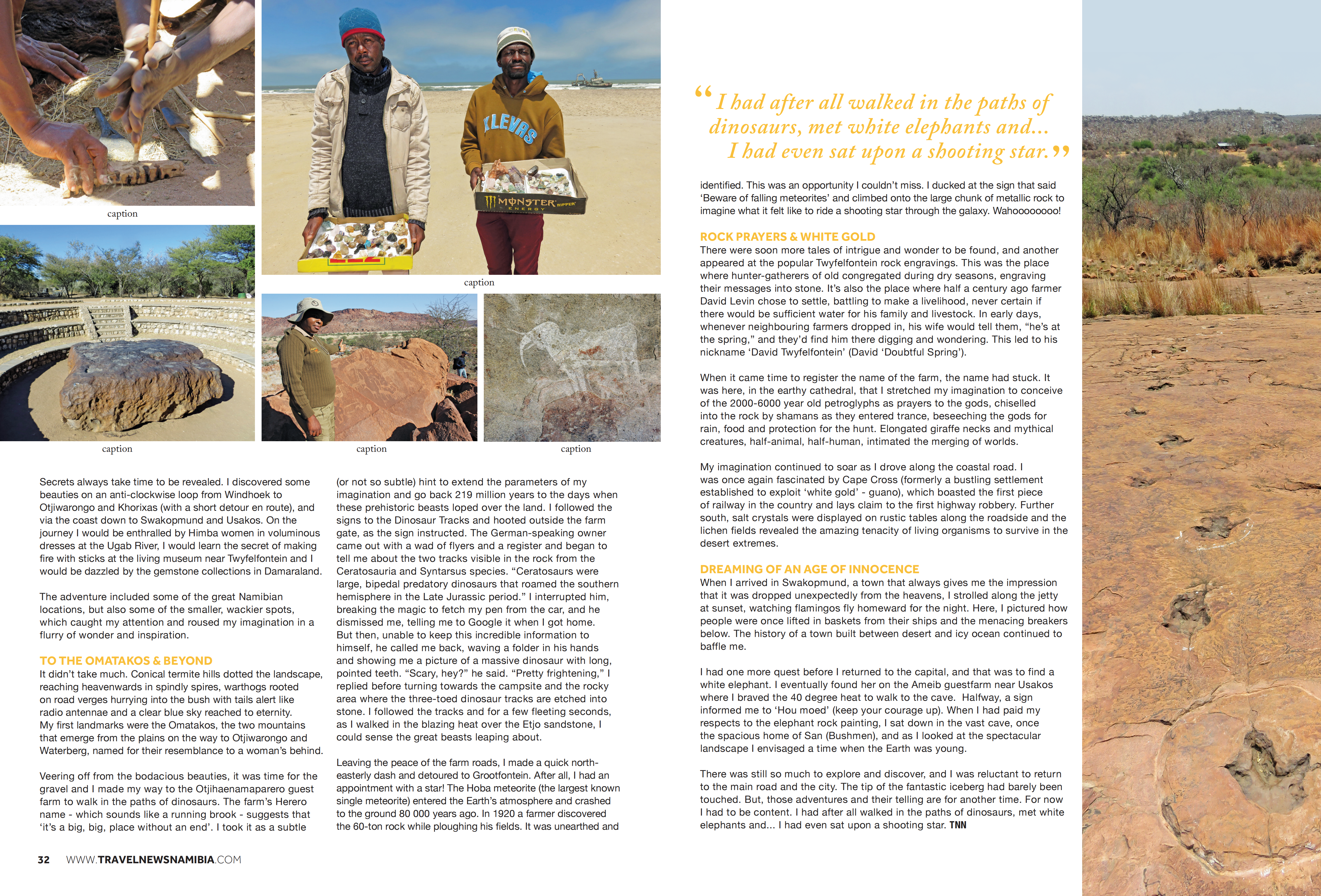 Shooting stars, dinosaur tracks & white elephants (Travel News Namibia 2016) (1)_01
